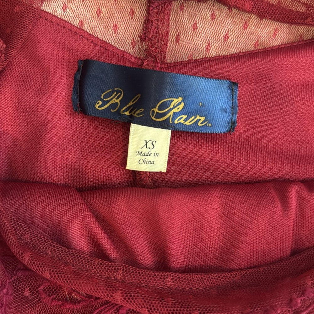 Blue Rain Raspberry-colored Dress - Picture 5 of 5